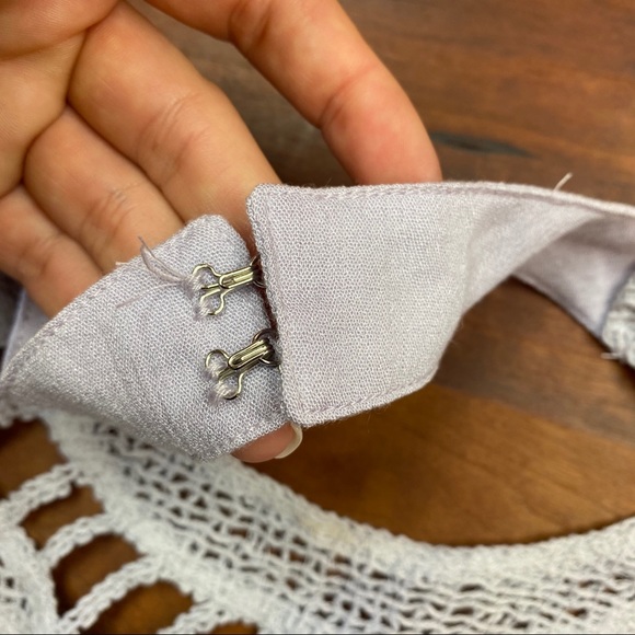 Tobi Nichelle Crochet Top in Lavender - Picture 8 of 8